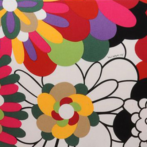 housse de rechange pour paire de coussins POP MISSONI de Kartel, tons rouges