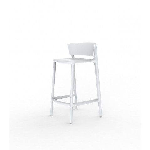 Tabouret Bas AFRICA de Vondom, Blanc