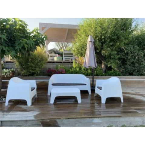 Coussin d'assise pour canapé SOLID de Vondom, Silvertex écru