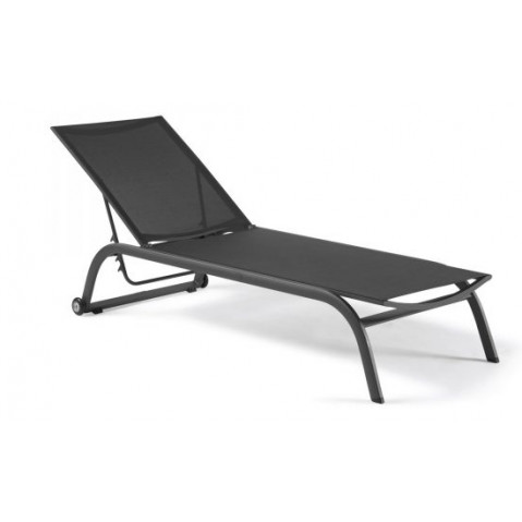 Chaise longue NINO, Noir