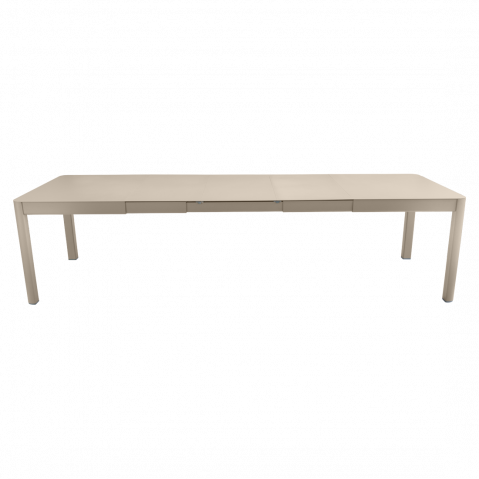 Table à allonges RIBAMBELLE de Fermob, 3 allonges, Muscade