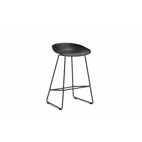 Tabouret AAS38 LOW de Hay, H.64, Structure noire, Black 2.0
