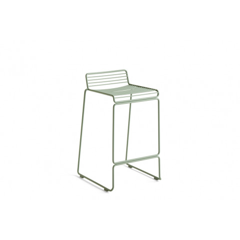 Tabouret de bar HEE LOW H.65 de Hay, Fall green
