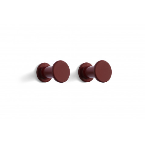 Set de 2 patères BOLT de Hay, 6 coloris 