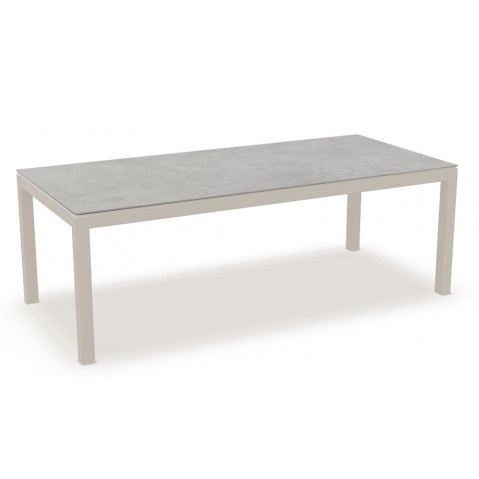 Table de jardin extensible AMORGOS, 220/280 x 100, Sable