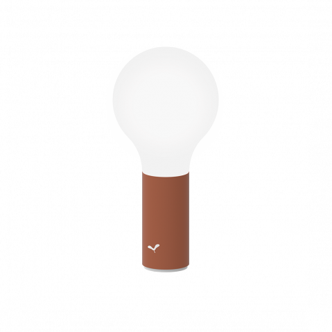 Lampe APLO de Fermob, Ocre rouge