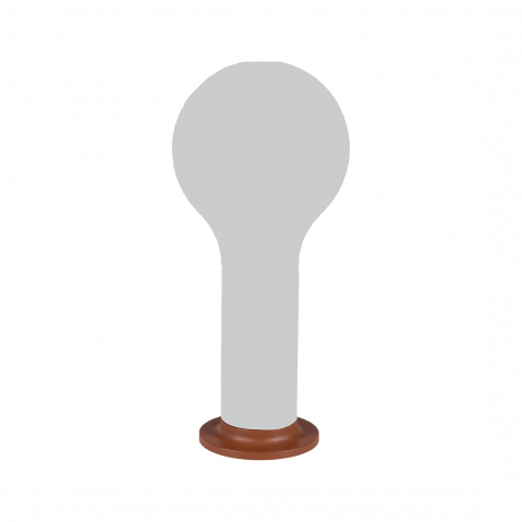 Socle aimanté pour lampe APLO de Fermob, Ocre rouge