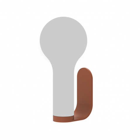 Support / applique murale pour lampe APLO de Fermob, Ocre rouge