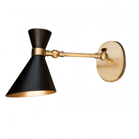 Applique ajustable PEGGY de Gong, Noir