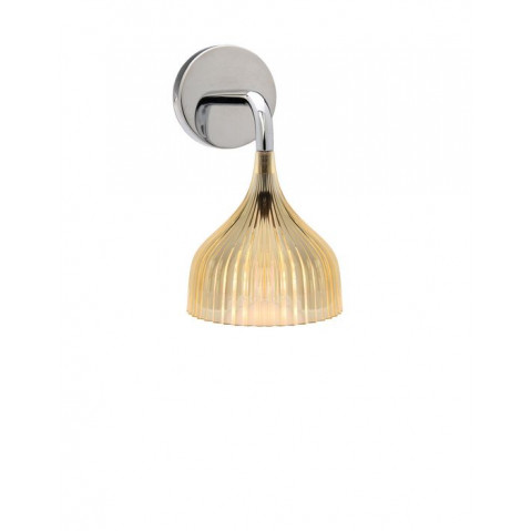 Applique E' de Kartell, Jaune 