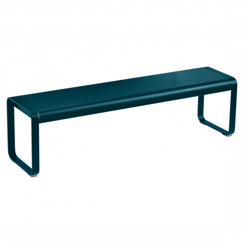 Banc BELLEVIE de Fermob, bleu acapulco