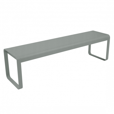 Banc BELLEVIE de Fermob, Gris lapilli