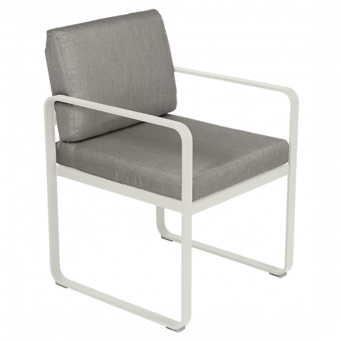 Fauteuil de repas BELLEVIE de Fermob, 4 options tissu, 25 coloris