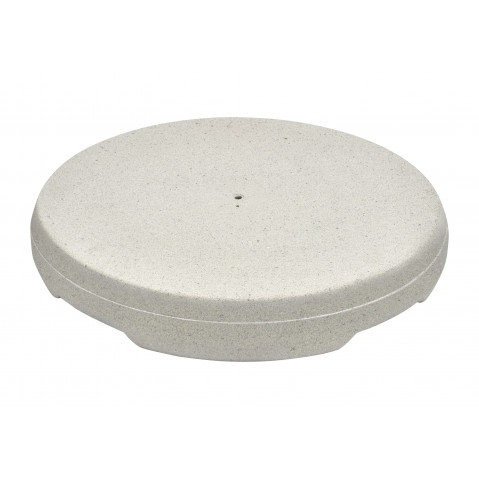 Socle en béton Z de Glatz, 90 kg, Ø 75 × 11 cm, Béton clair