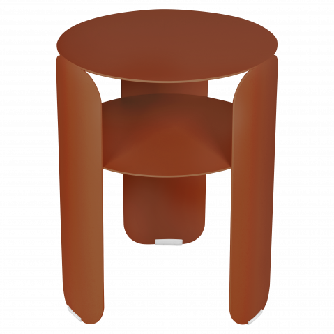 Table d'appoint BEBOP de Fermob, orange confite