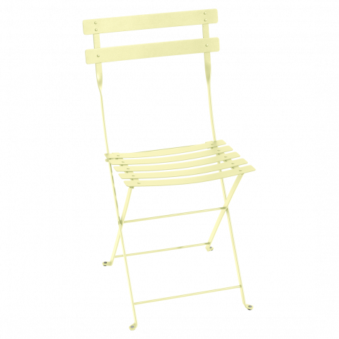 Chaise BISTRO métal de Fermob, Citron givré