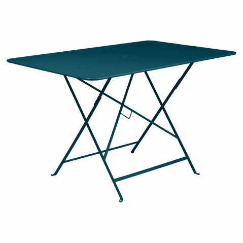 Table rectangulaire 117 x 77 cm BISTRO de Fermob, bleu acapulco