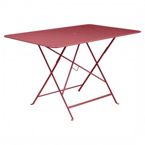 Table rectangulaire 117 x 77 cm BISTRO de fermob, piment