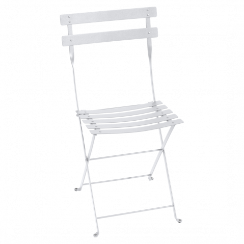 Chaise BISTRO métal de Fermob, blanc coton