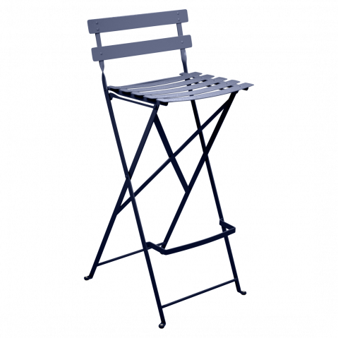 Tabouret haut BISTRO de Fermob, Bleu abysse