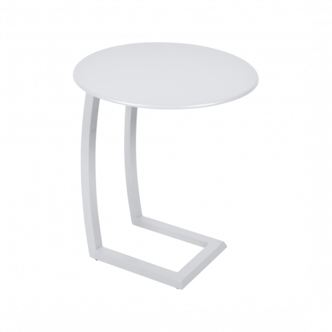 Table basse déporté ALIZÉ de Fermob, Blanc coton