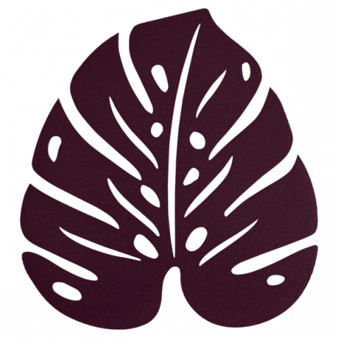 Dessous de plat MONSTERA de Fermob, Cerise noire