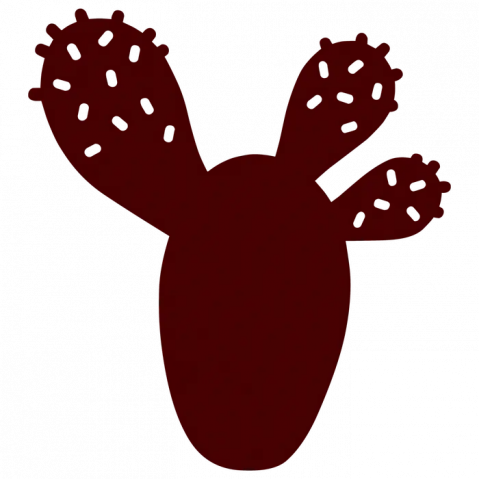 Dessous de plat CACTUS de Fermob, Cerise Noire