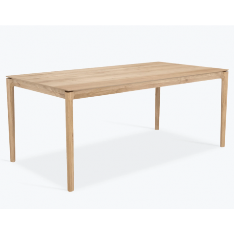 Table en chêne BOK d'Ethnicraft, 200 x 95 x 76 cm, Chêne