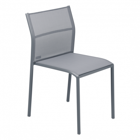 Chaise CADIZ de Fermob, Gris orage Stéréo