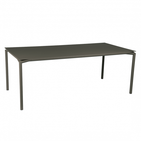 Table CALVI de Fermob, 195 x 95 cm, Romarin