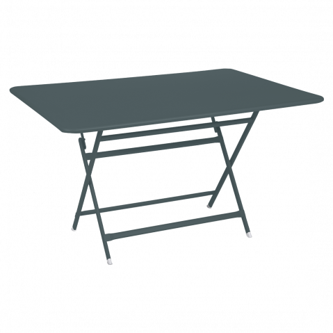 Table rectangulaire CARACTÈRE de Fermob, 128 x 90 cm, Gris orage