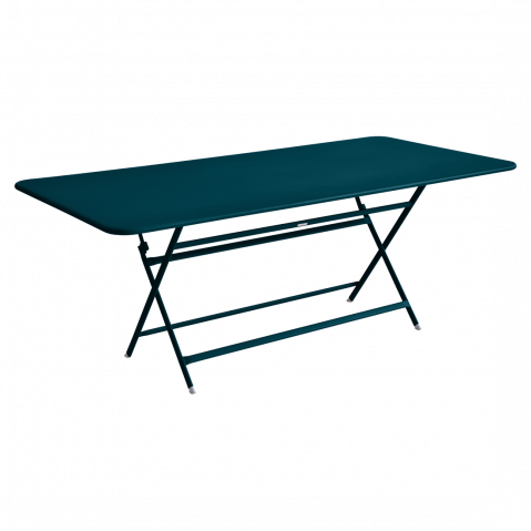 Table rectangulaire CARACTÈRE de Fermob, bleu acapulco