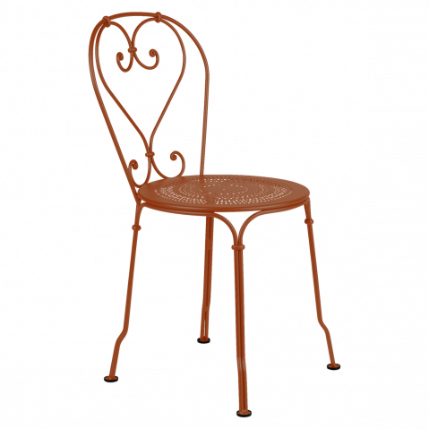 Chaise 1900 de Fermob, Orange confite