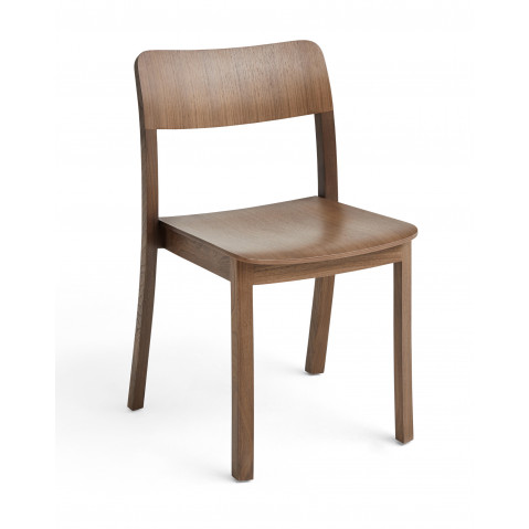 Chaise de table PASTIS, Finition laqué à base d'eau, Noyer