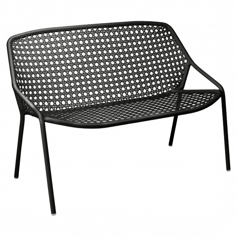 Banquette CROISETTE de Fermob, Réglisse