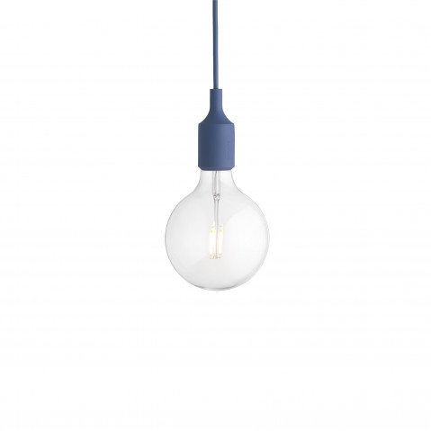Suspension E27 de Muuto, Bleu pâle