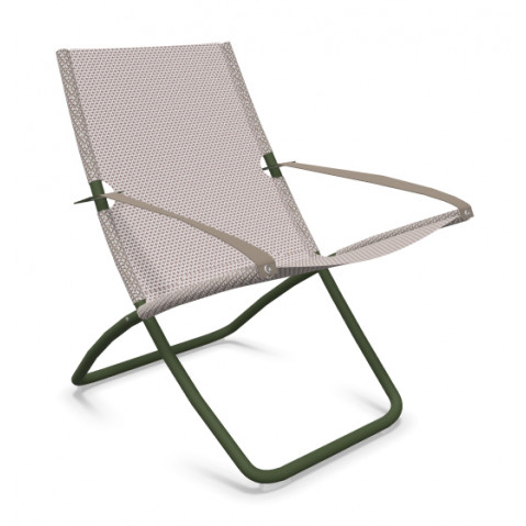 Chaise longue SNOOZE de Emu, Vert militaire - Glace