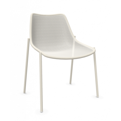 Chaise ROUND de Emu, Blanc mat