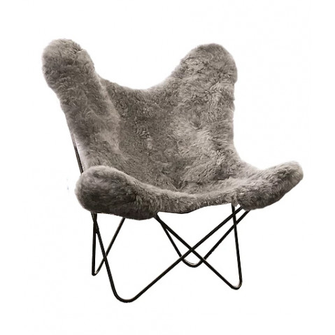 Fauteuil AA L'Islandais de Airborne, Structure acier thermolaqué noir, 2 coloris