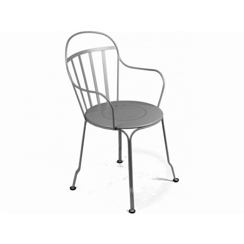 Fauteuil LOUVRE de Fermob gris orage