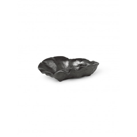 Bol vide-poche, OYSTER de Ferm Living, Laiton patiné noir