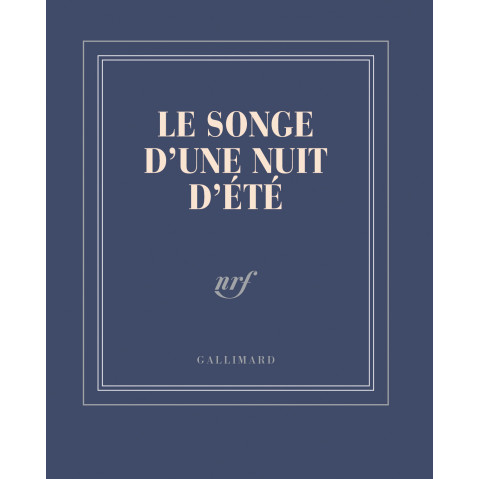Carnet de poche Bleu marine - Ligne LE SONGE D'UNE NUIT D'ETE de Gallimard