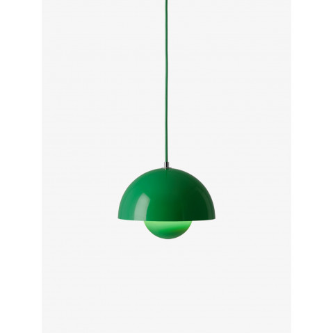 Suspension FLOWERPOT VP1 de &Tradition, Signal green