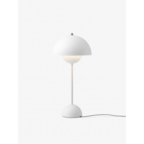 Lampe à poser FLOWERPOT VP3 de &Tradition, Blanc mat