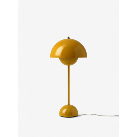 Lampe à poser FLOWERPOT VP3 de &Tradition, Moutarde