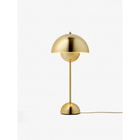 Lampe à poser FLOWERPOT VP3 de &Tradition, Laiton