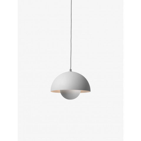 Suspension FLOWERPOT VP1 de &Tradition, Gris clair mat