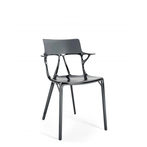 Chaise A.I de Kartell, Titane métallisé