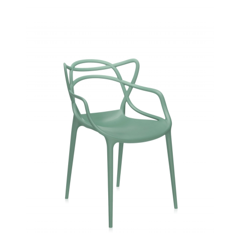 Chaise MASTERS de Kartell, Vert sauge
