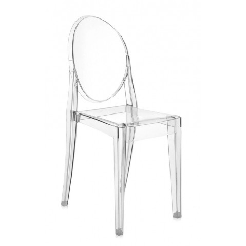 Chaise VICTORIA GHOST de Kartell, Cristal